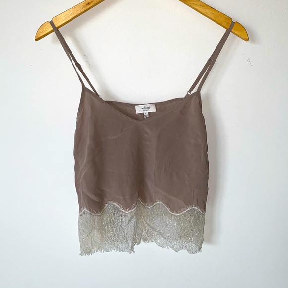Aritzia Wilfred Silk Chimere Cami Tank - Picture 1 of 4